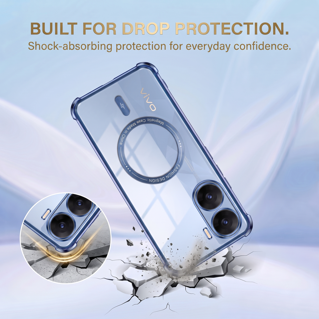 Vivo V29e 5G Premium Magnetic MagSafe Shockproof Airbag Case