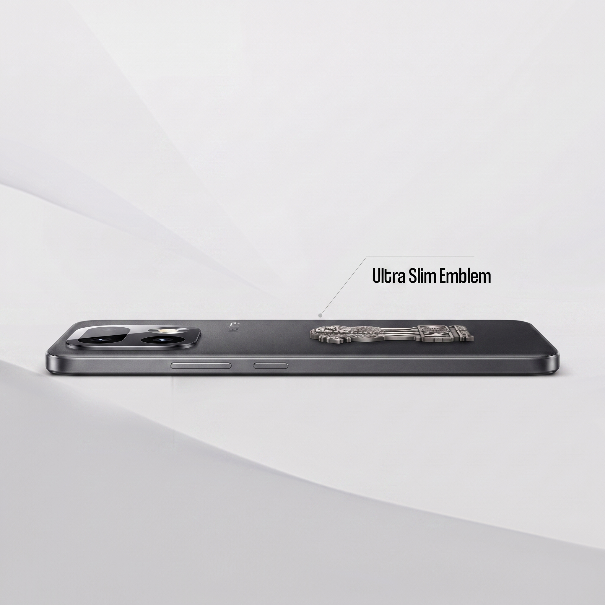 Realme 16 Pro+ 5G Compatible Satyamev Jayate 3D Metal Emblem Sticker
