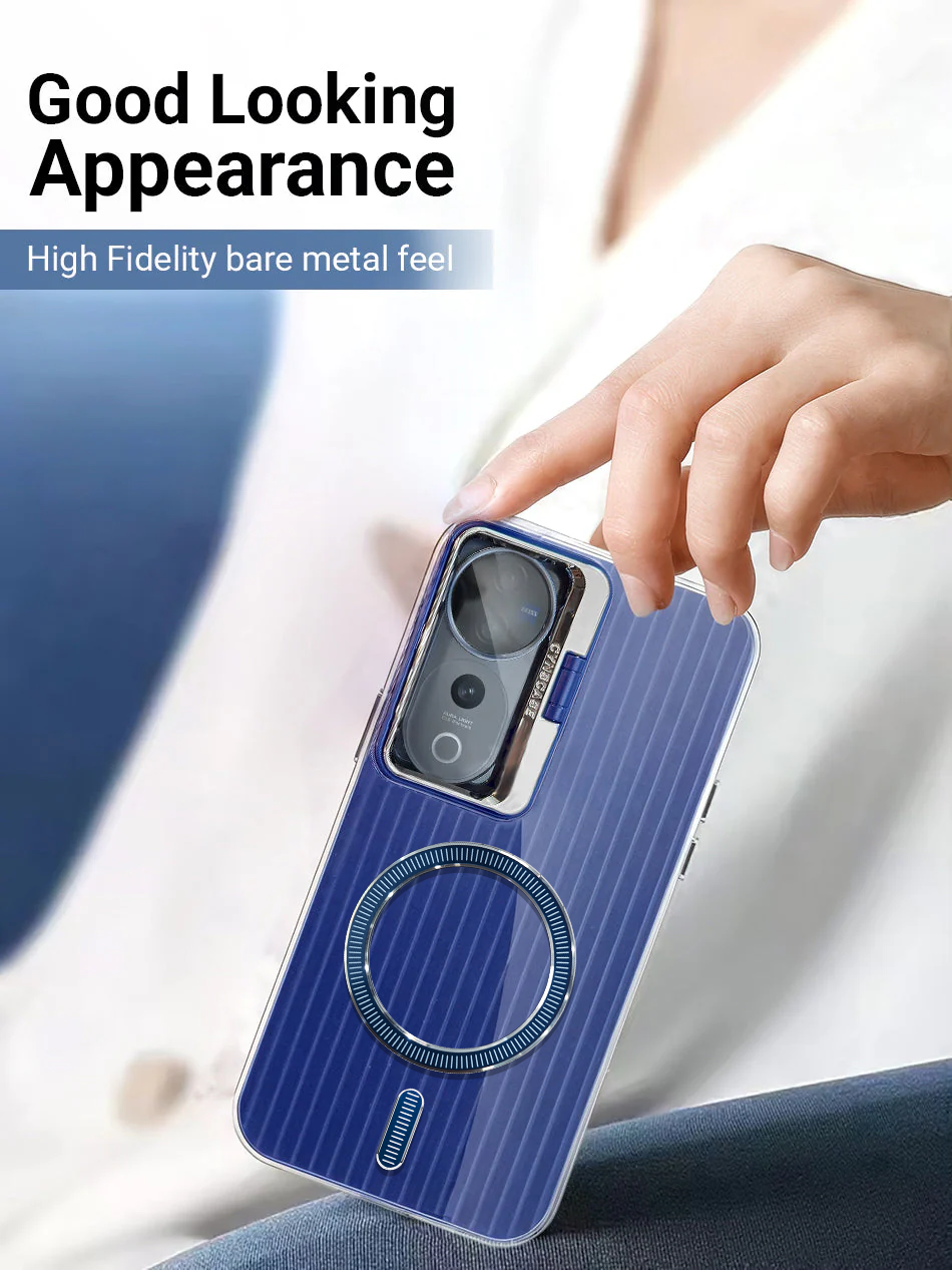 Vivo V40 Pro 5G Anti-Yellow Magsafe Liquid Crystal Clear Case