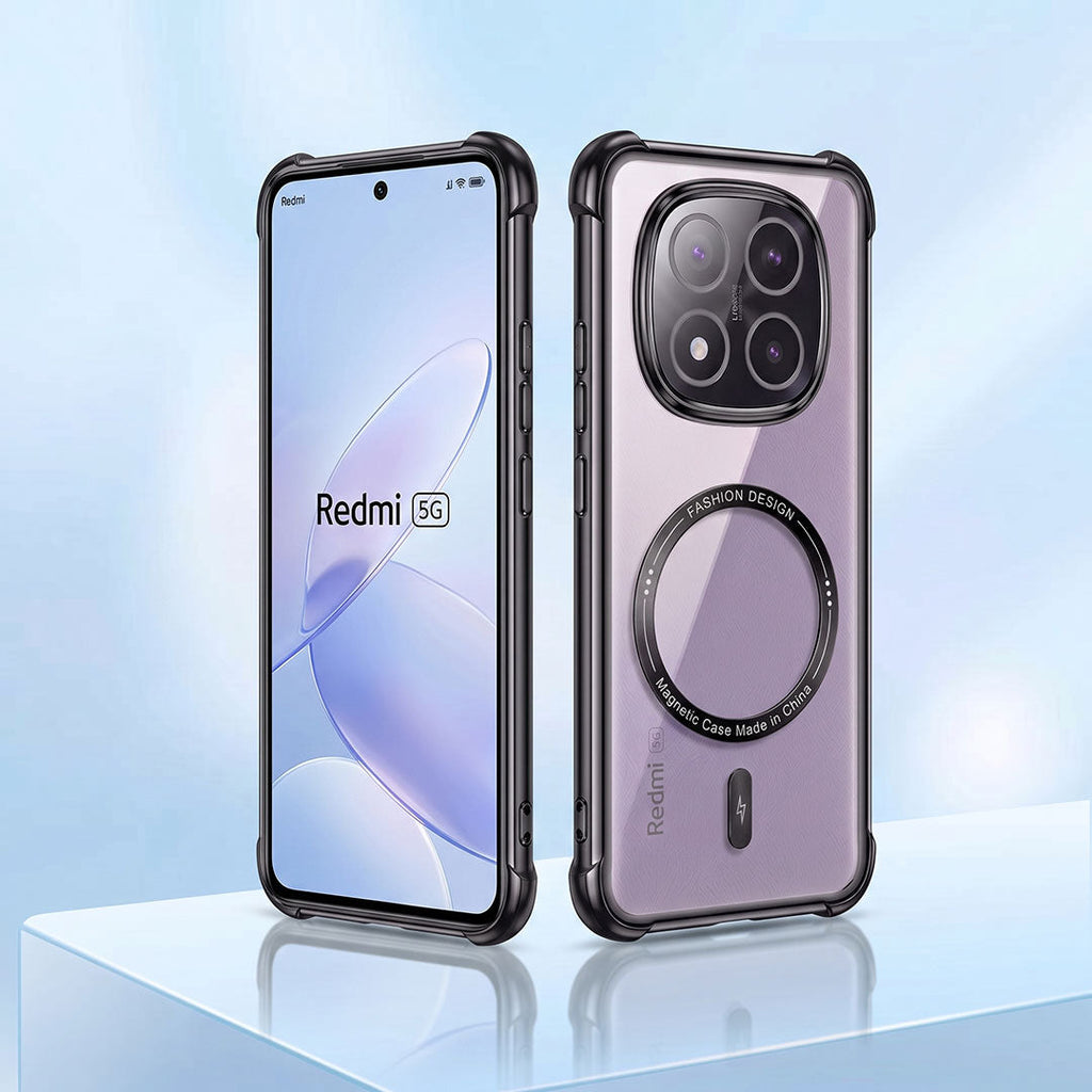 Redmi Note 14 Pro+ 5G Premium Magnetic MagSafe Shockproof Airbag Case