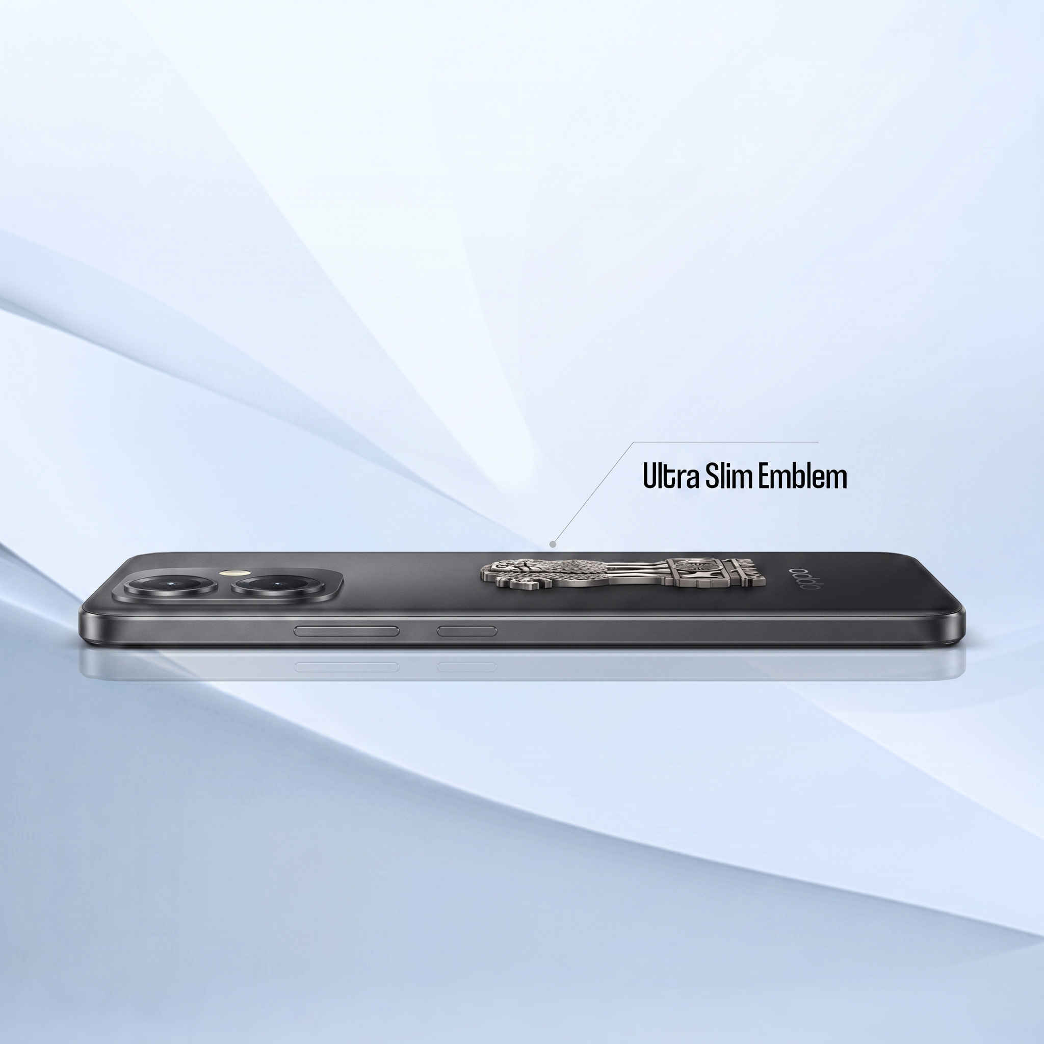 Oppo A3x 5G Compatible Satyamev Jayate 3D Metal Emblem Sticker