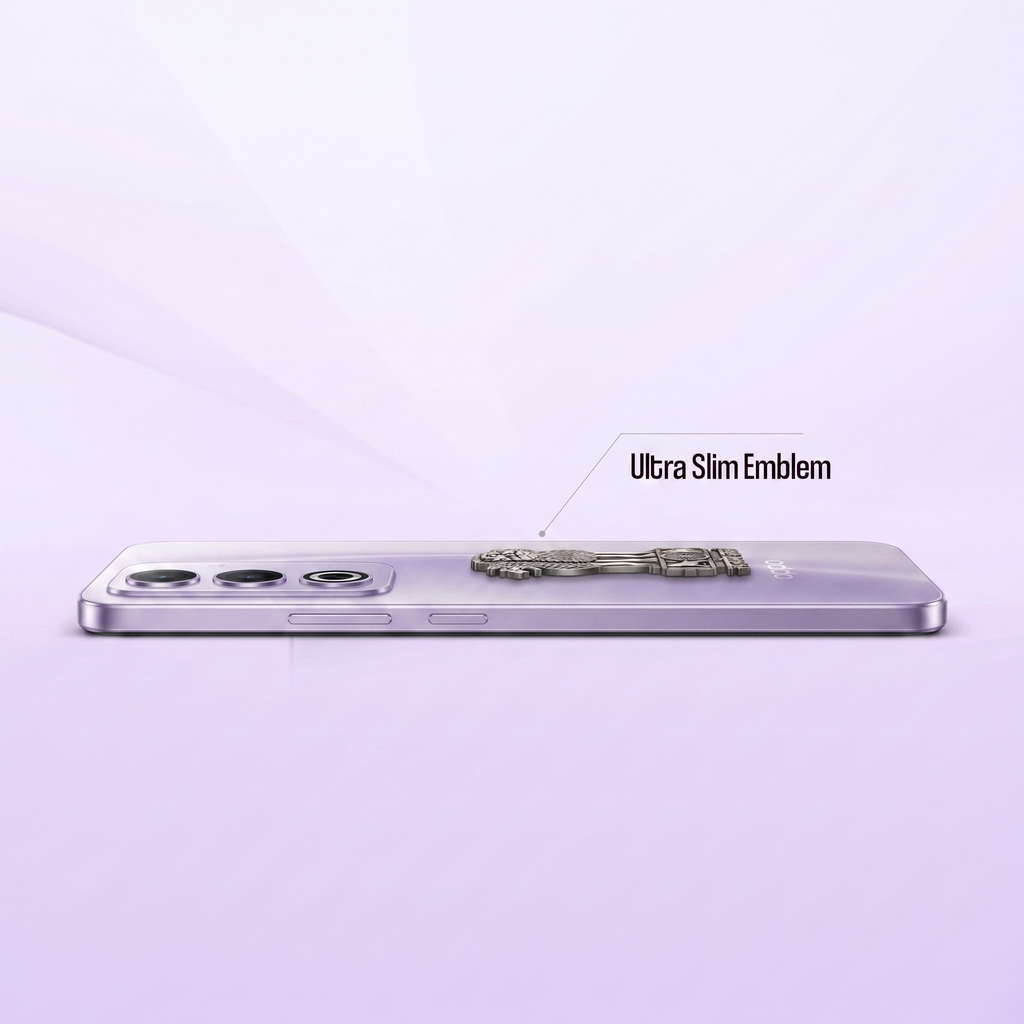 Oppo A3 Pro 5G Compatible Satyamev Jayate 3D Metal Emblem Sticker