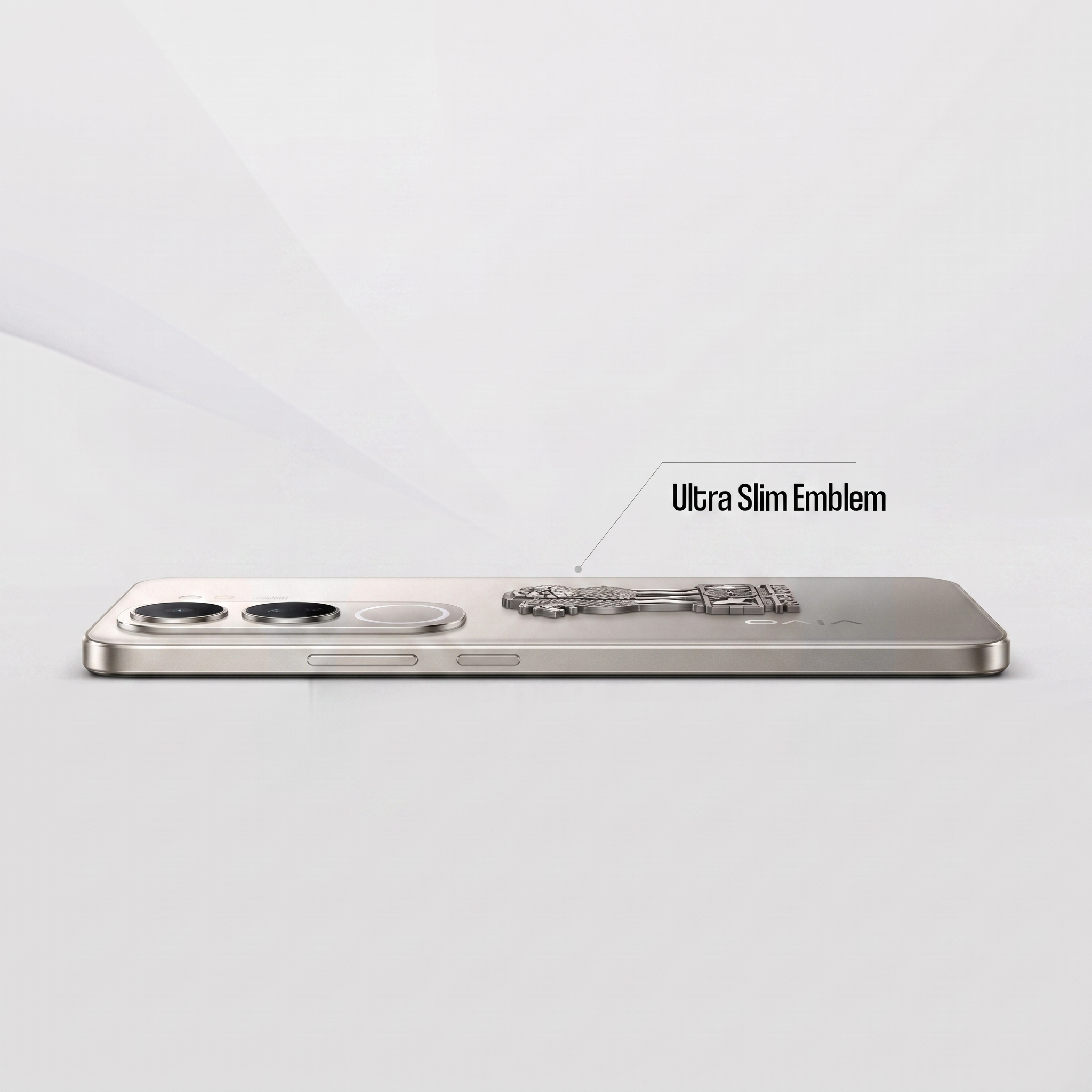 Vivo Y300 5G Compatible Satyamev Jayate 3D Metal Emblem Sticker