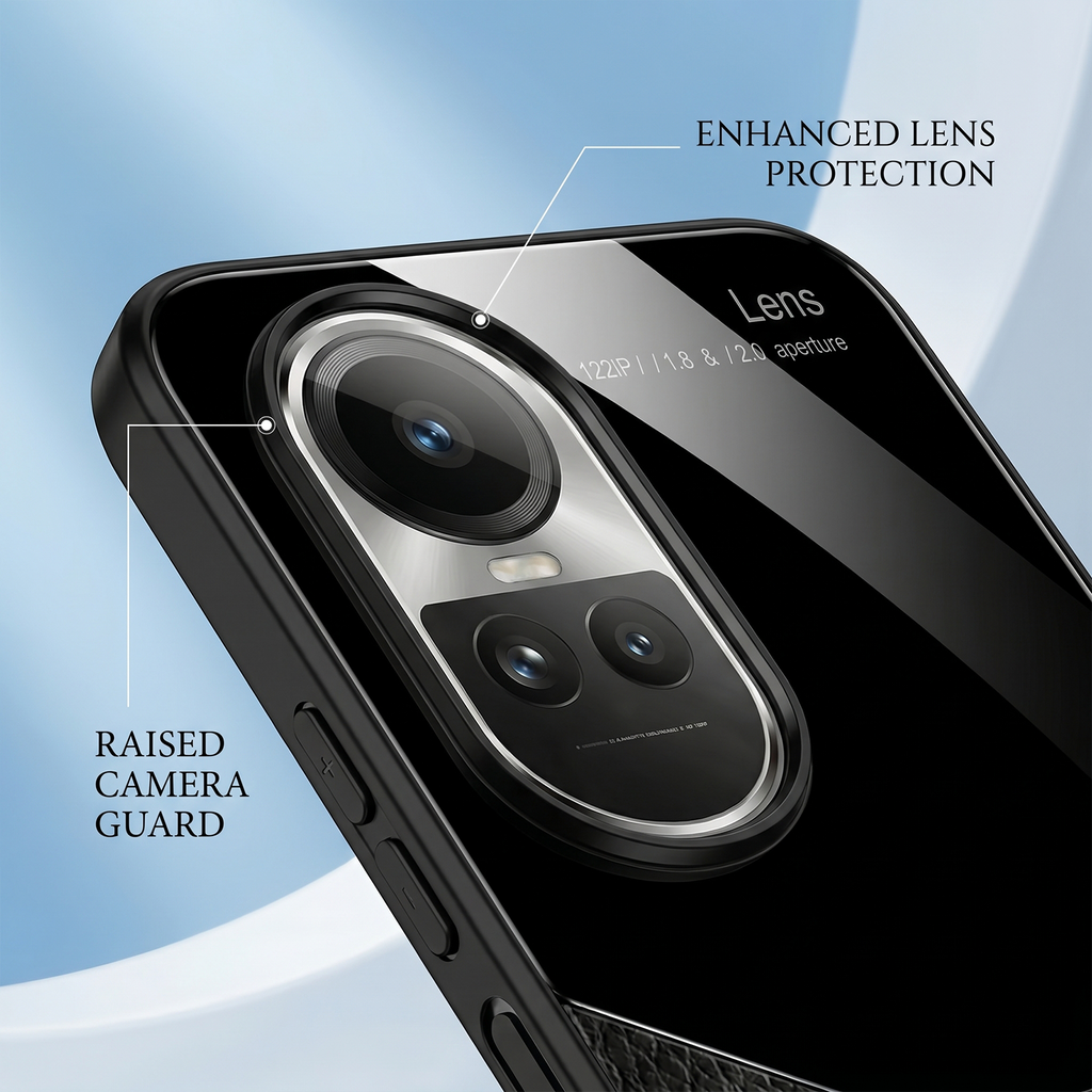 Oppo Reno 10 5G Premium Magsafe Magnetic Leather Lens Protective Case
