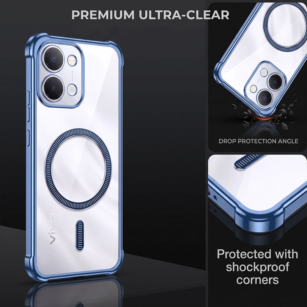 Vivo T5x 5G Premium Magnetic Magsafe Airbag Case