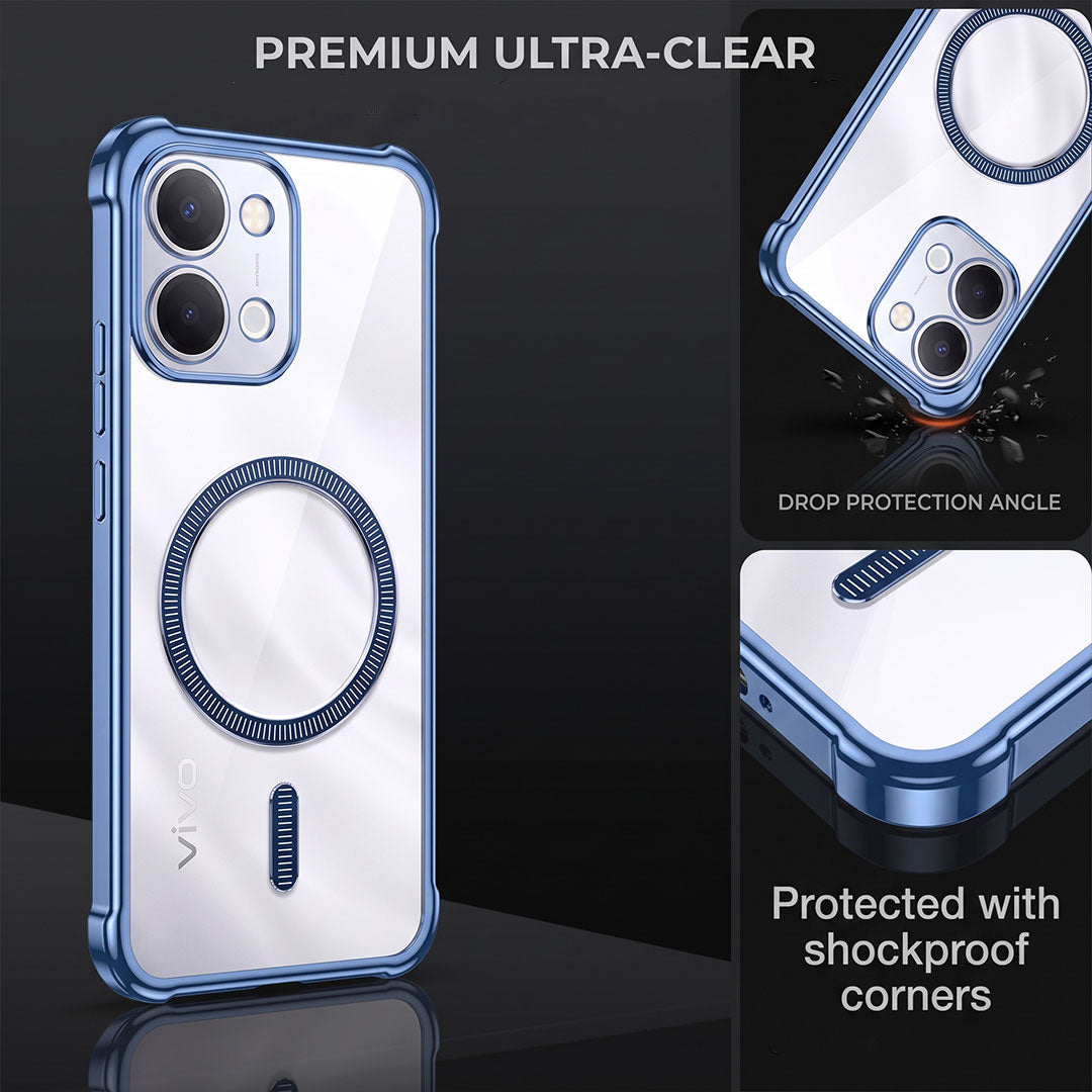 Vivo T5x 5G Premium Magnetic Magsafe Airbag Case