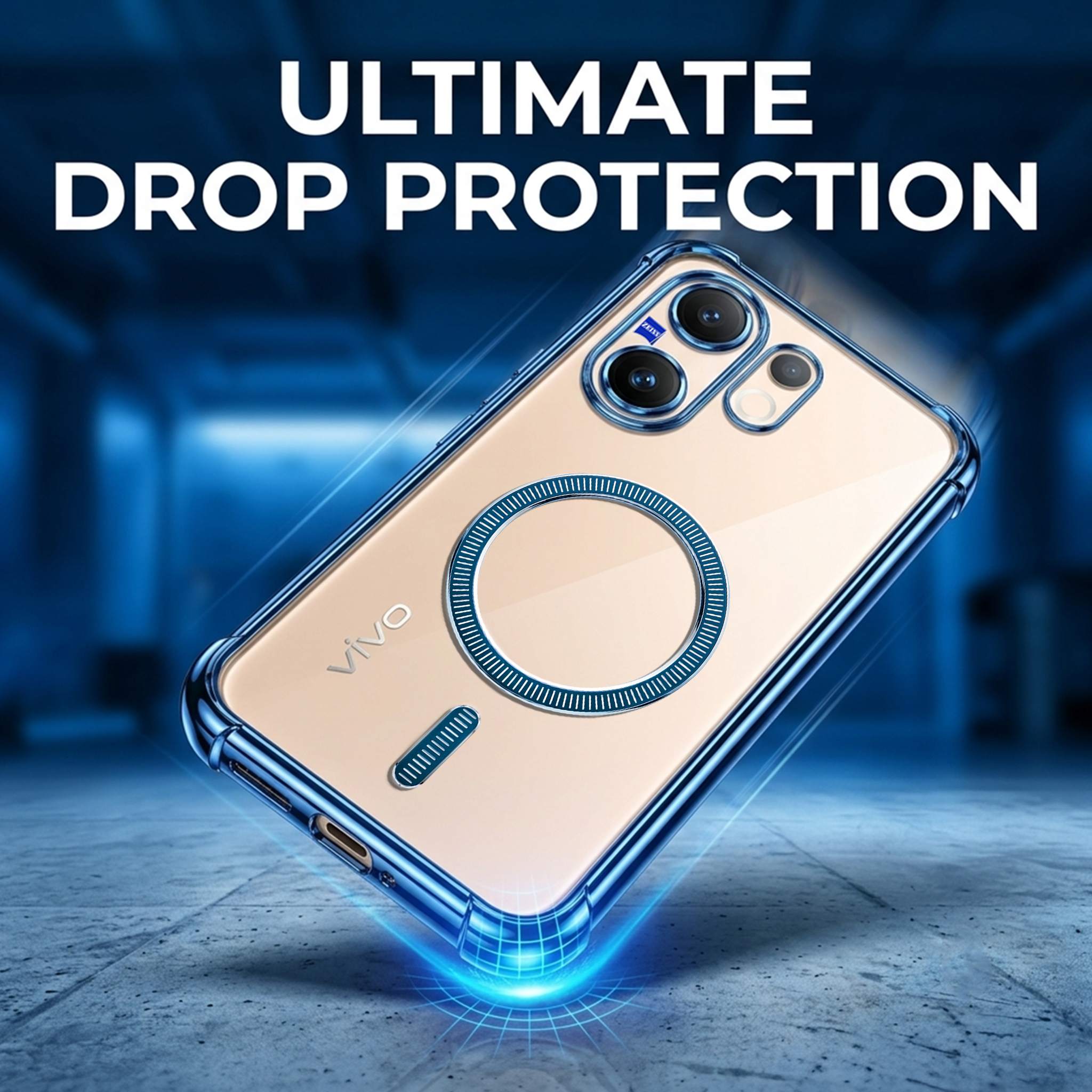 Vivo V60 5G Premium Magnetic Magsafe Airbag Case