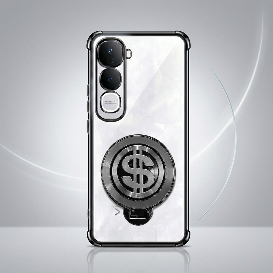 Vivo Y400 Pro 5G Four Corner Airbags 100% Original Astro Money Magnet Rotating Dollar Case