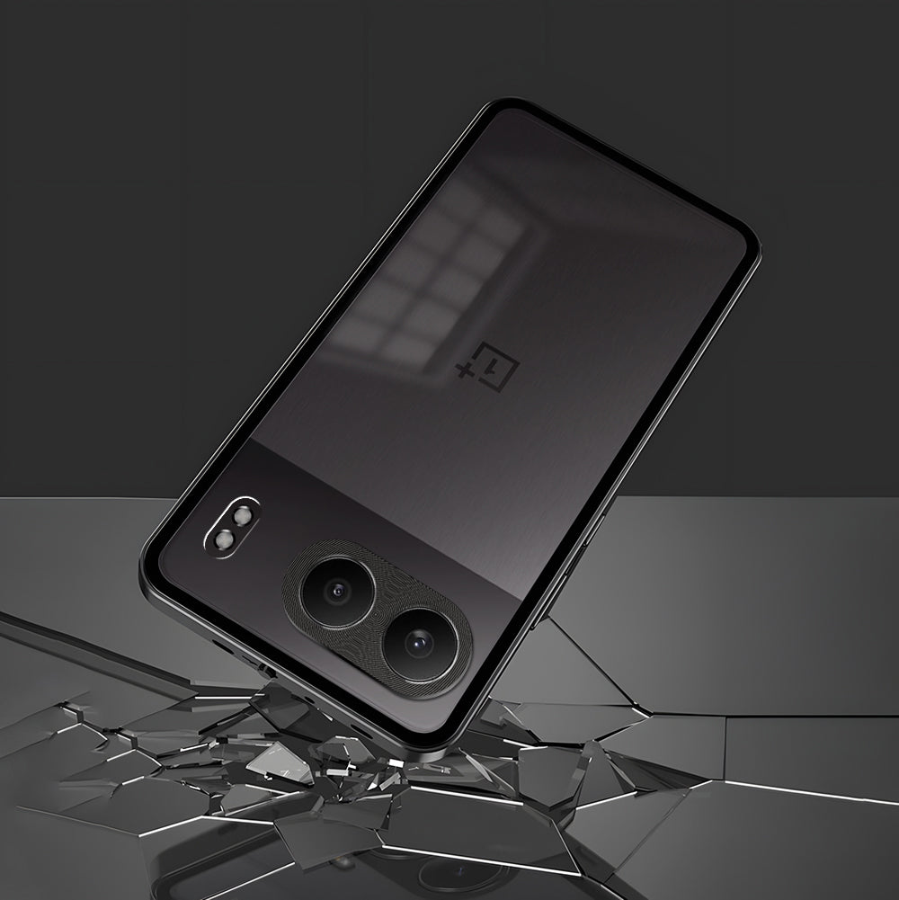 OnePlus Nord 4 5G Aluminium Metal Bumper Shield Transparent Back Case