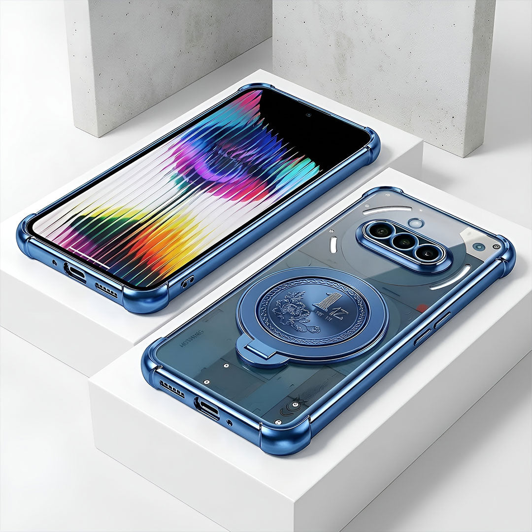 Nothing Phone 3a 5G Premium Billion Wheel Rotating Shockproof Airbags Case