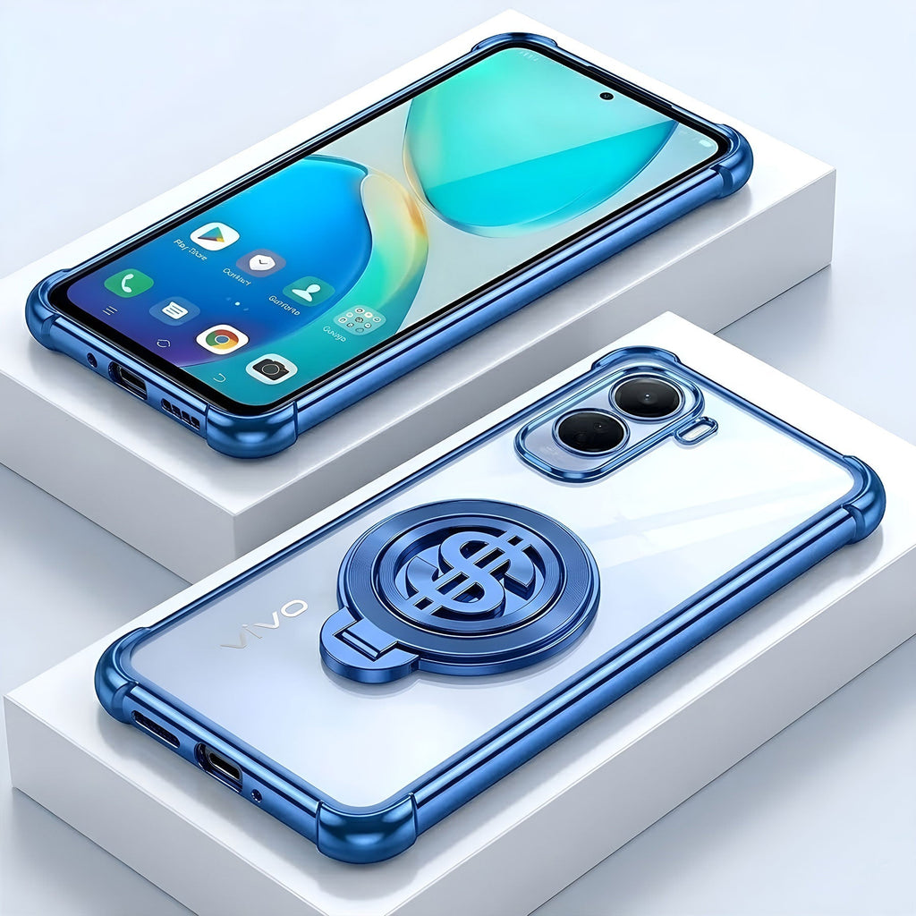 Vivo T5 Pro 5G Four Corner Airbags 100% Original Astro Money Magnet Rotating Dollar Case
