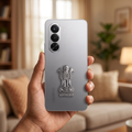 Realme P4X 5G Compatible Satyamev Jayate 3D Metal Emblem Sticker