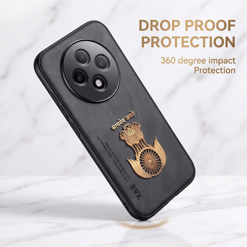 Oppo F27 Pro+ 5G Satyamev Jayate Comfortable Leather Phone Case