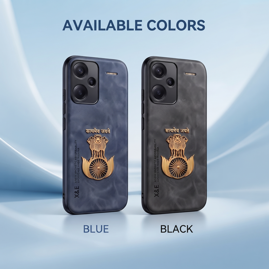 Redmi Note 13 Pro+ 5G Satyamev Jayate Comfortable Leather Phone Case