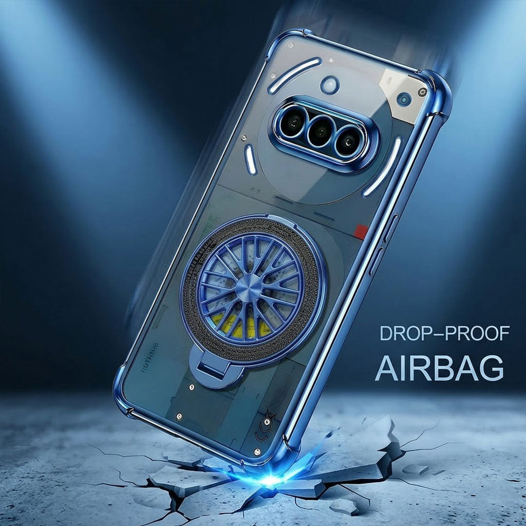 Nothing Phone 3a 5G Premium Stress Buster Wheel Rotating Shockproof Airbags Case
