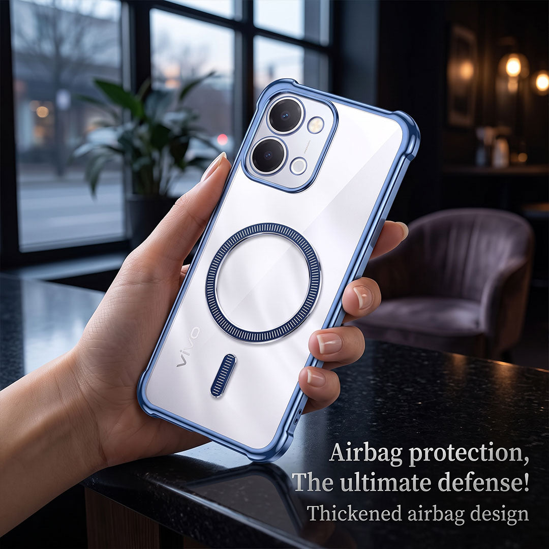 Vivo T5x 5G Premium Magnetic Magsafe Airbag Case
