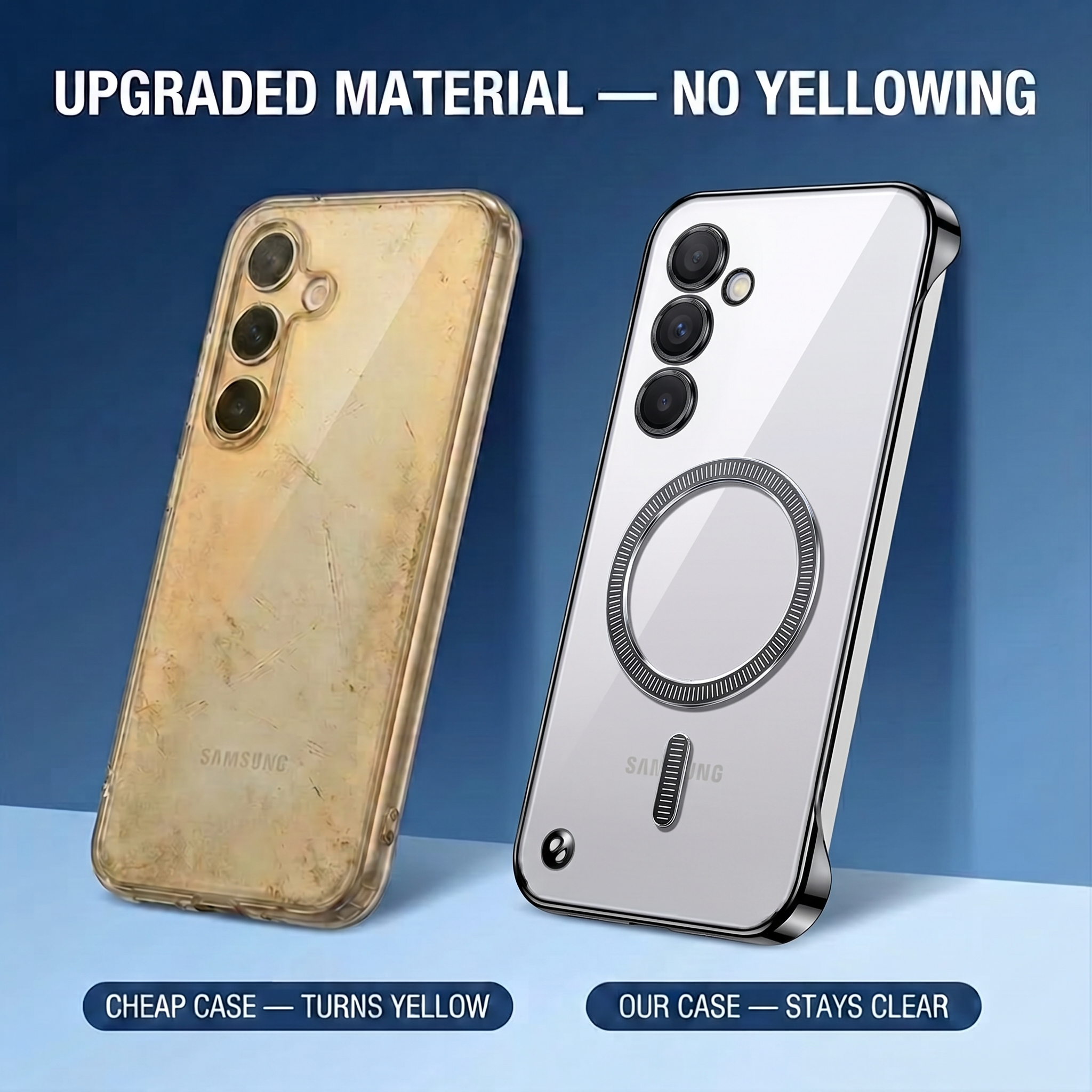 Samsung Galaxy S24+ 5G Frameless MagSafe Shockproof Case