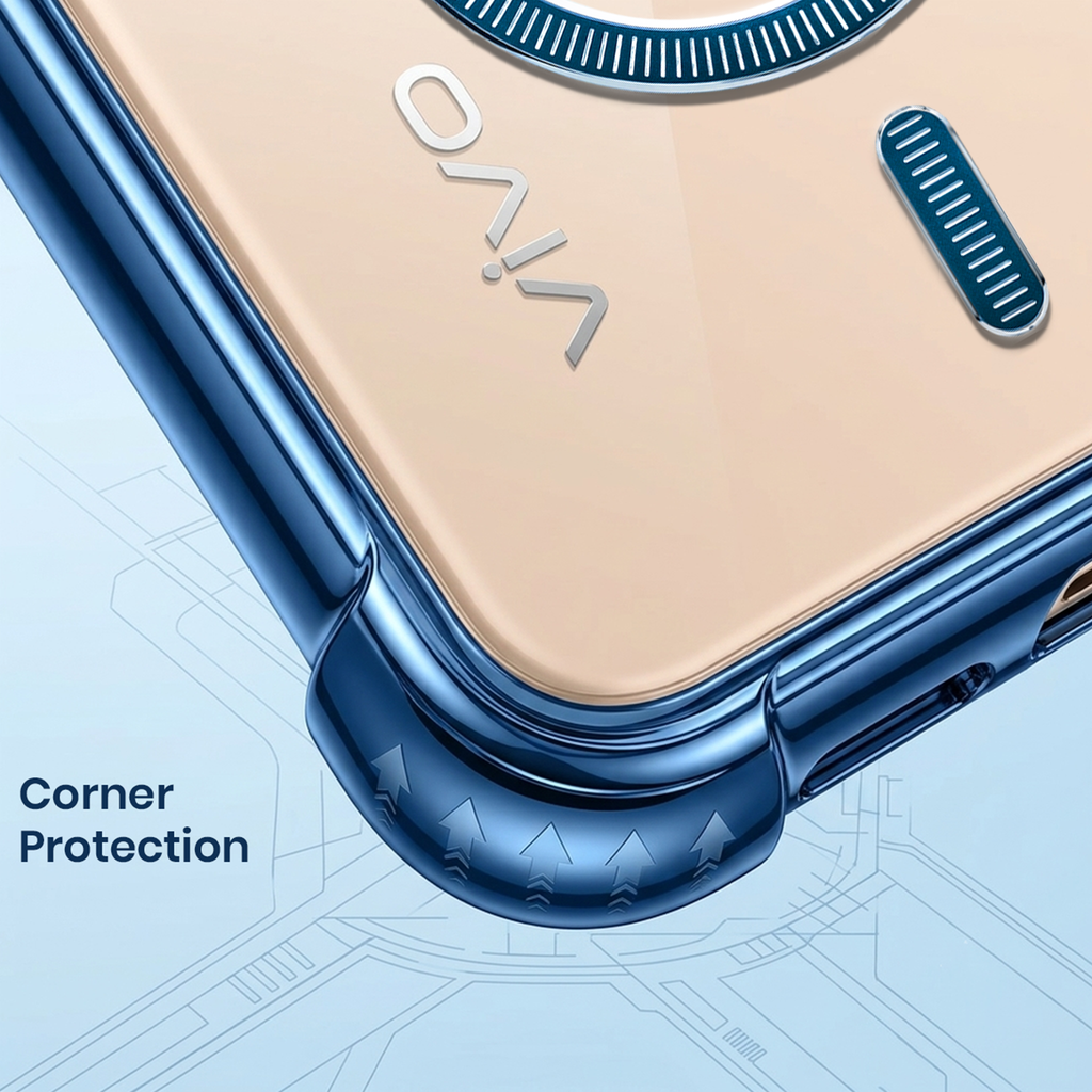 Vivo X200 FE 5G Premium Magnetic Magsafe Airbag Case
