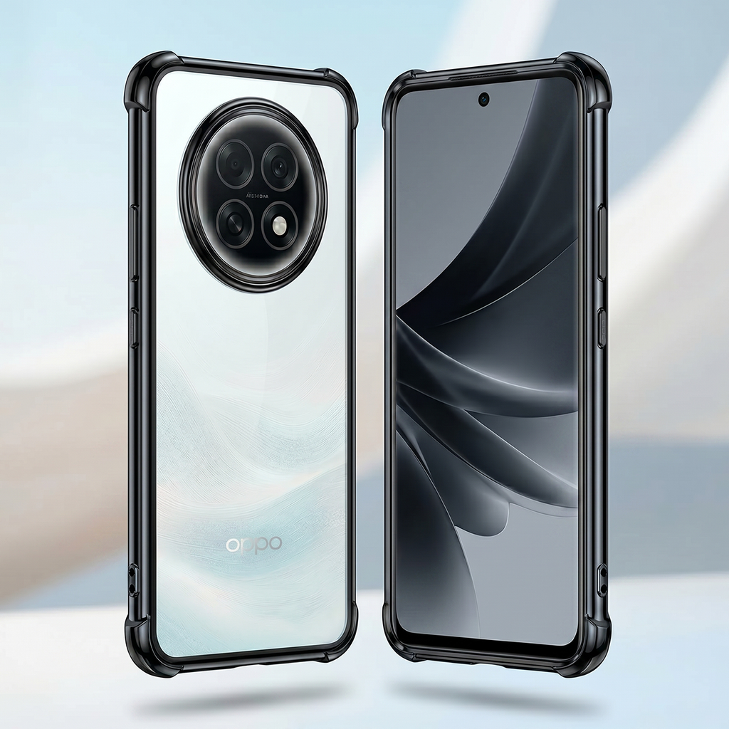 Oppo F31 Pro+ 5G Anti-Yellow Electroplating Transparent Airbags Case