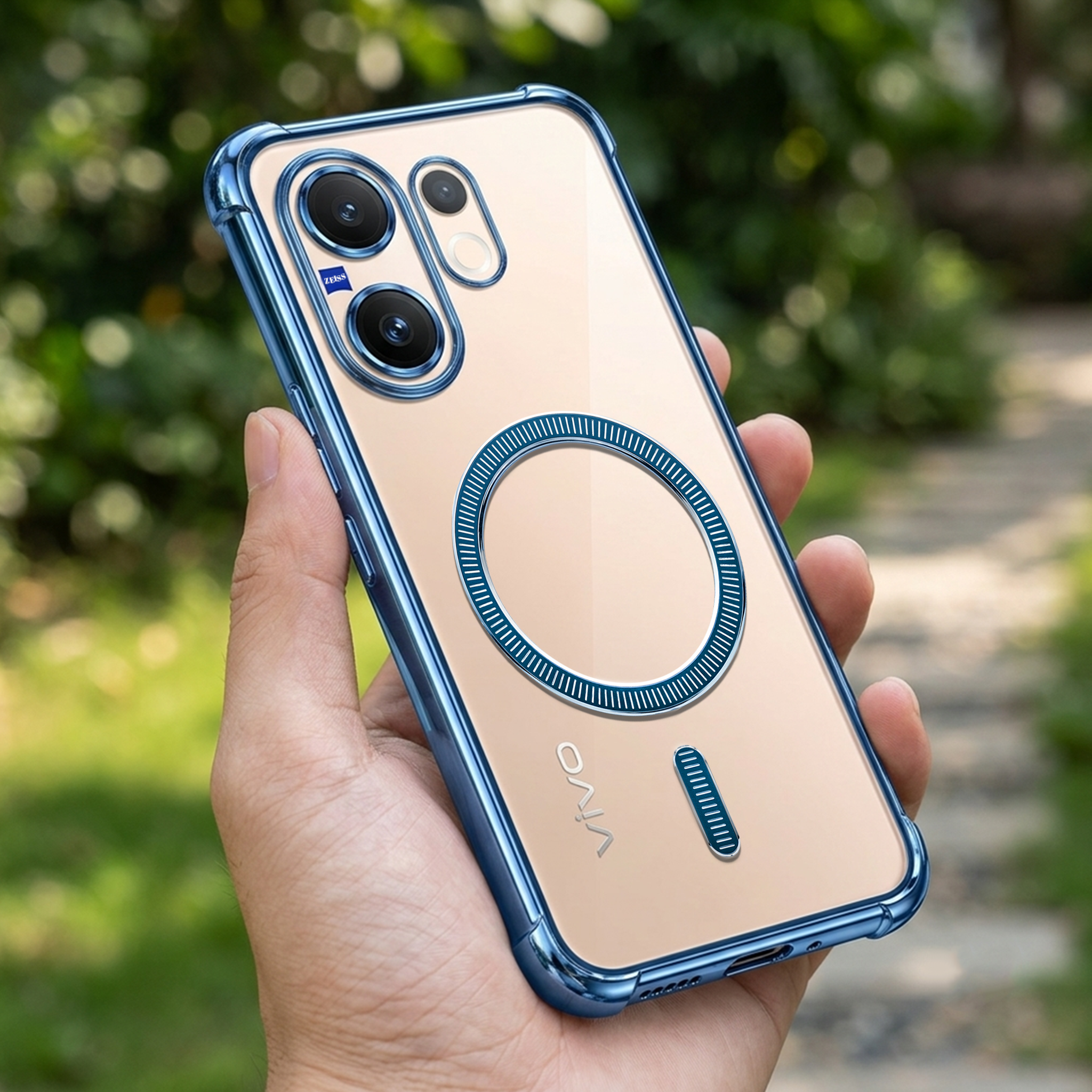 Vivo V60 5G Premium Magnetic Magsafe Airbag Case