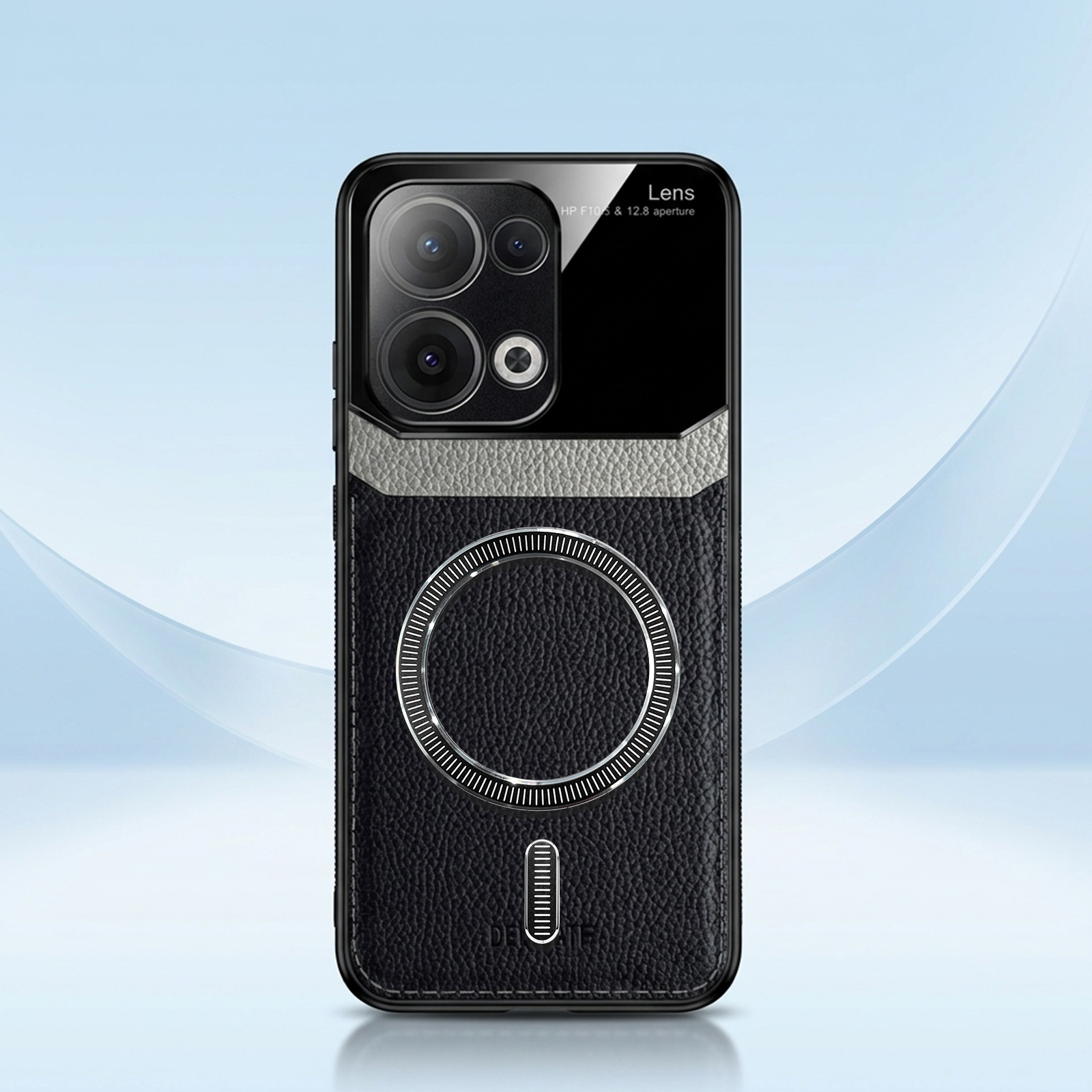 Oppo Reno 13 5G Premium Magsafe Magnetic Leather Lens Protective Case