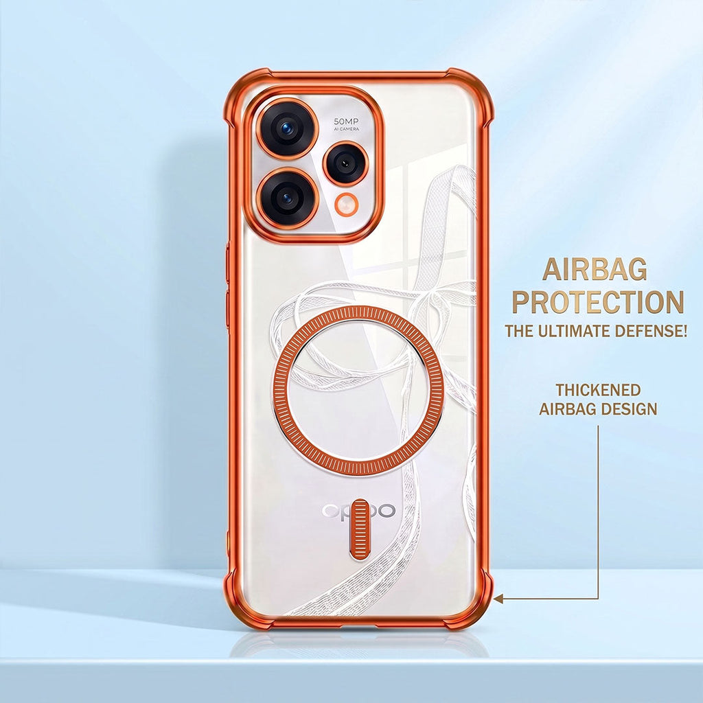 Oppo Reno 15 5G Magsafe Airbag Cosmic Orange Case