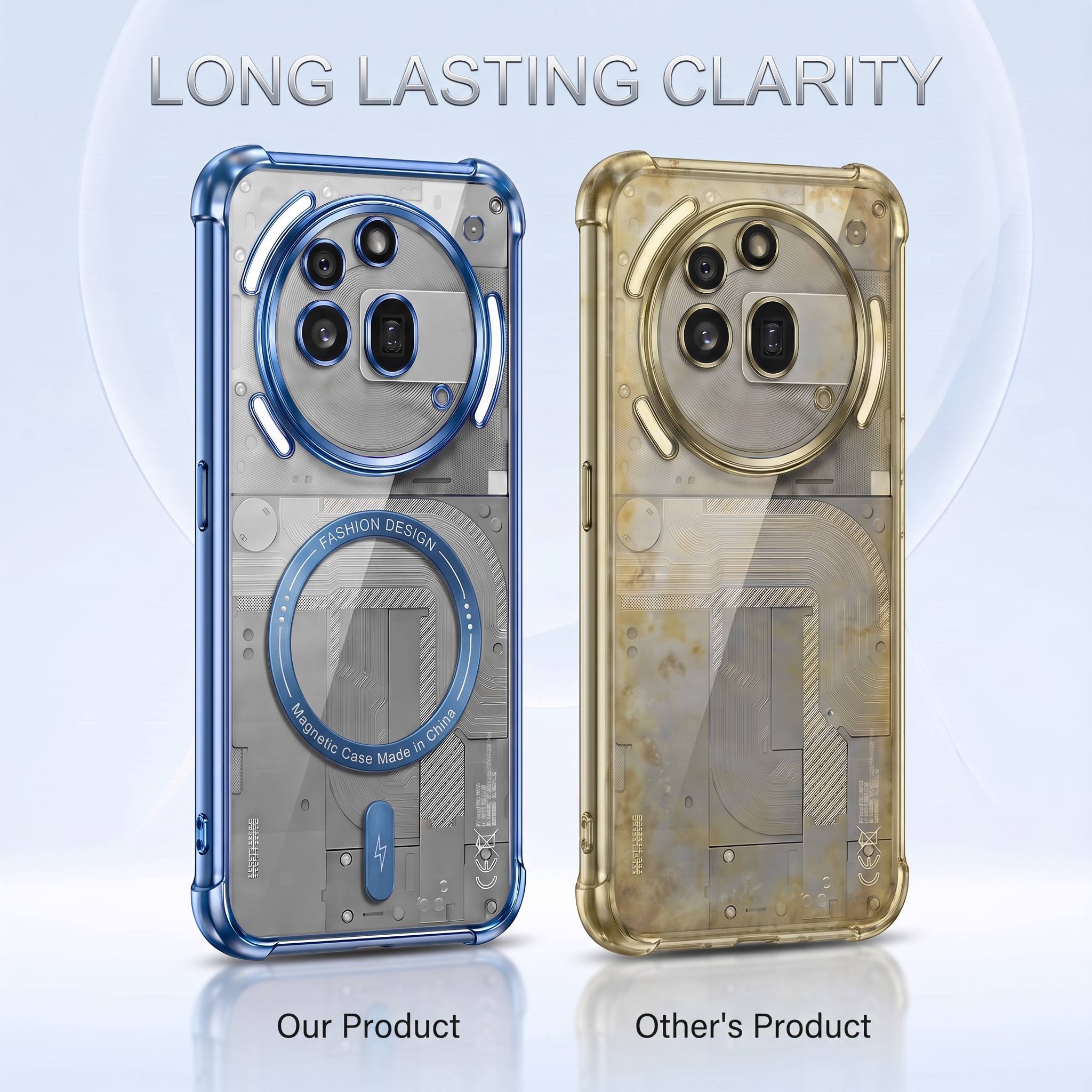 Nothing Phone 3a Pro 5G Premium Magnetic MagSafe Shockproof Airbag Case