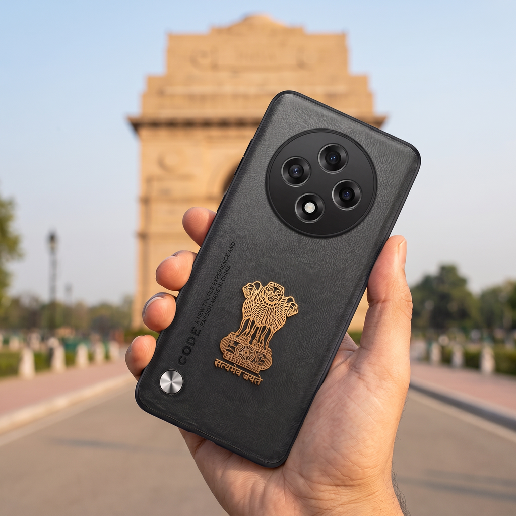 Oppo F27 Pro+ 5G Satyamev Jayate Vegan Leather Back Case