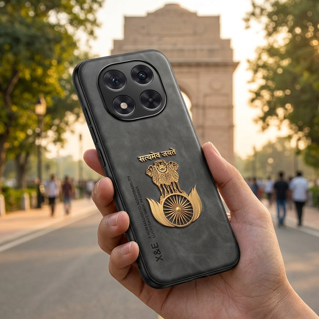 Redmi Note 14 Pro+ 5G Satyamev Jayate Comfortable Leather Phone Case