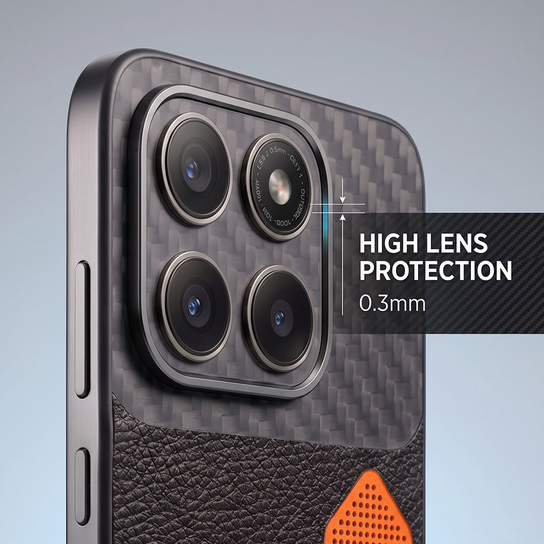 Motorola Edge 70 5G Carbon Fiber Heat Dissipation Leather Hybrid Phone Case