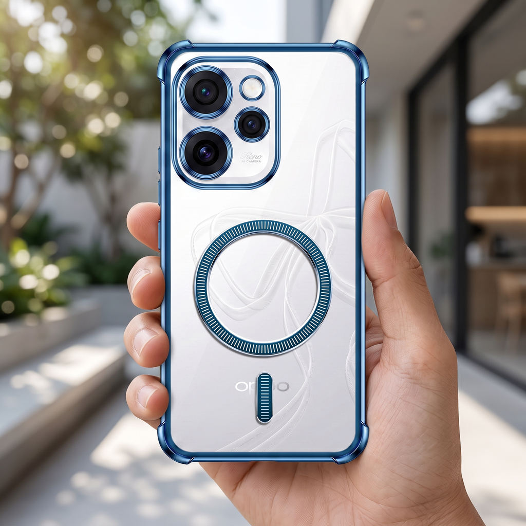 Oppo Reno 15 Pro Mini 5G Premium Magnetic Magsafe Airbag Case