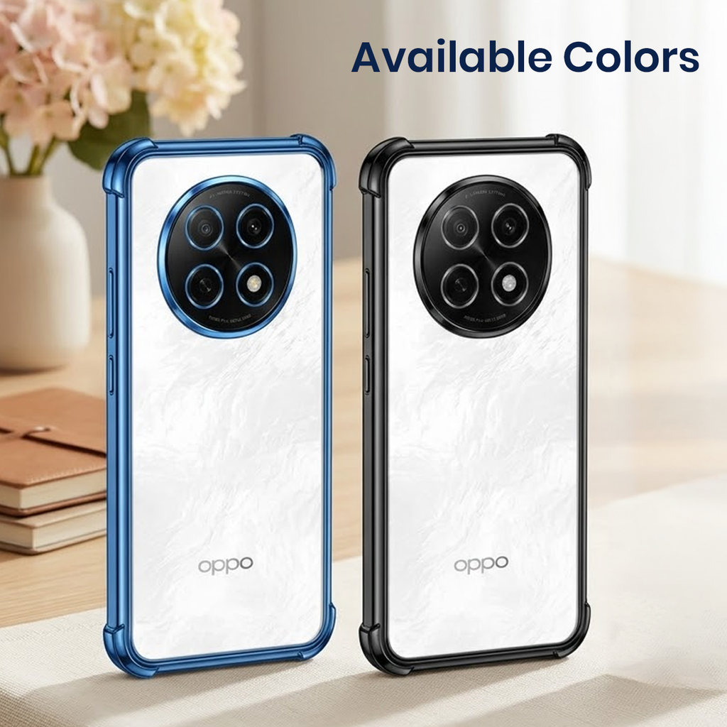 Oppo F29 Pro 5G Anti-Yellow Electroplating Transparent Airbags Case