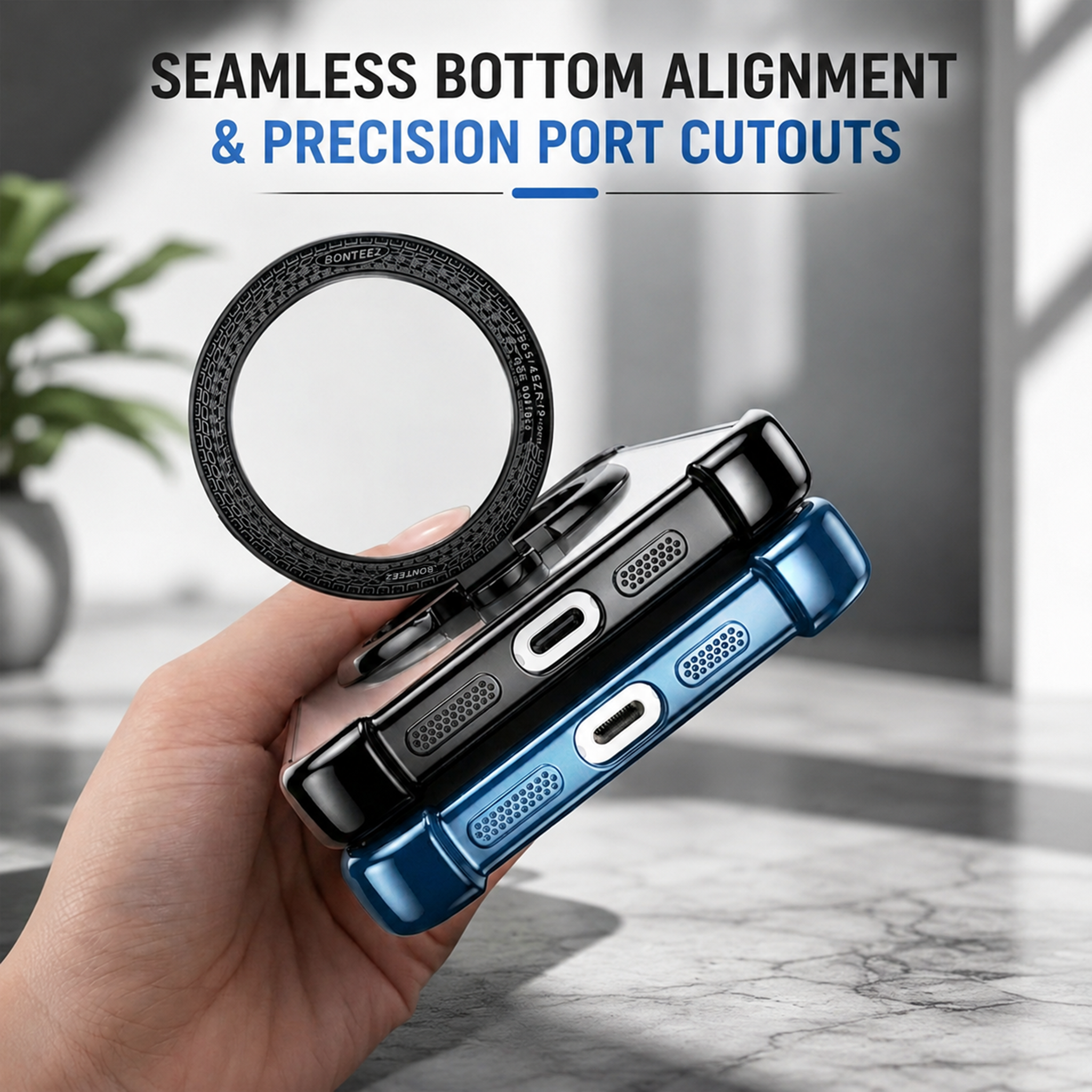 Vivo Y200 5G Premium Stress Buster Wheel Rotating Shockproof Airbags Case