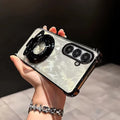 Samsung Galaxy A14 5G Original Luxury Magnifier Ring Stand Shockproof Airbags Corner Case