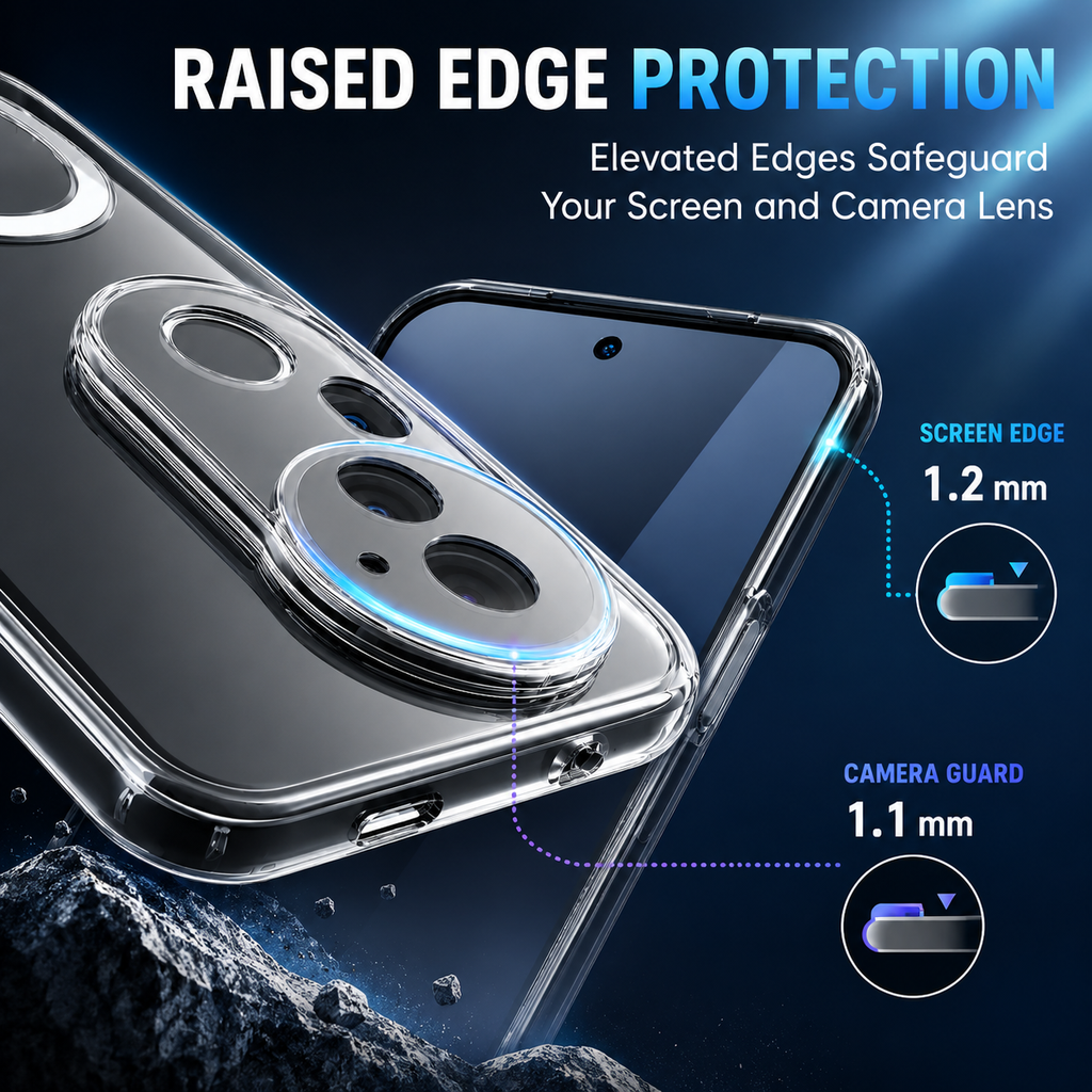 Vivo V40 Pro 5G Clear Anti-Yellow MagSafe Protective Case