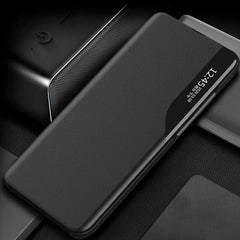 Mi A1 5G Flip Leather Case with Free Tempered Glass