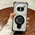 Nothing Phone 2a 5G Luxury Four Corner Invincible Bracket Ring Stand Case