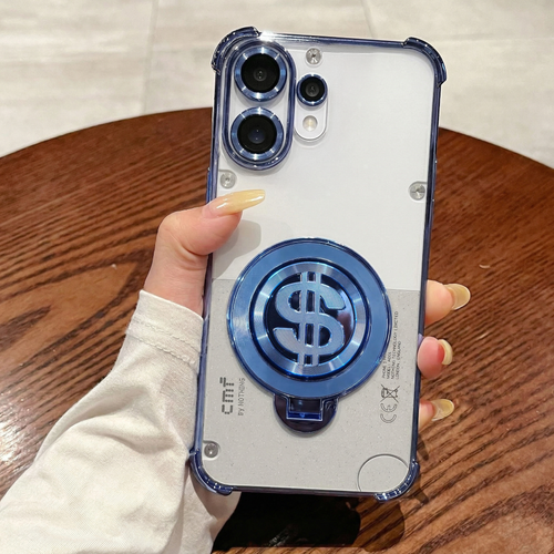 Nothing Phone 2 Pro 5G Four Corner Airbags 100% Original Astro Money Magnet Rotating Dollar Case