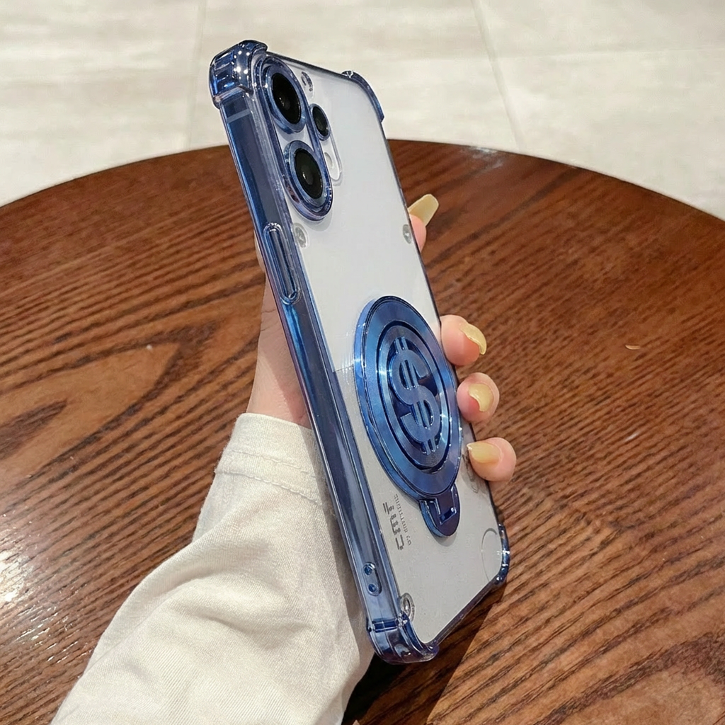 Nothing Phone 2 Pro 5G Four Corner Airbags 100% Original Astro Money Magnet Rotating Dollar Case