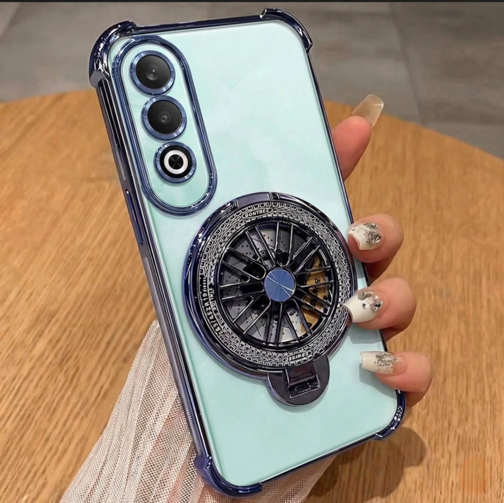 OnePlus Nord CE4 5G Premium Stress Buster Wheel Rotating Shockproof Airbags Case