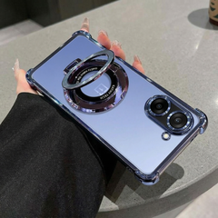 OnePlus Nord CE5 5G Original Luxury Magnifier Ring Stand Shockproof Airbags Corner Case
