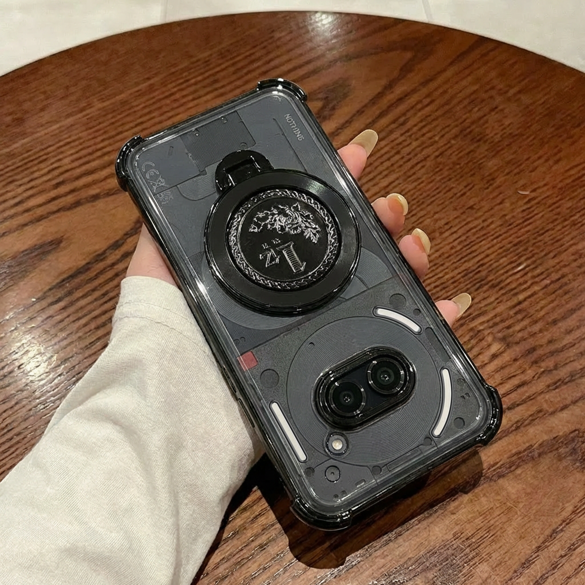 Nothing Phone 2a 5G Premium Billion Wheel Rotating Shockproof Airbags Case