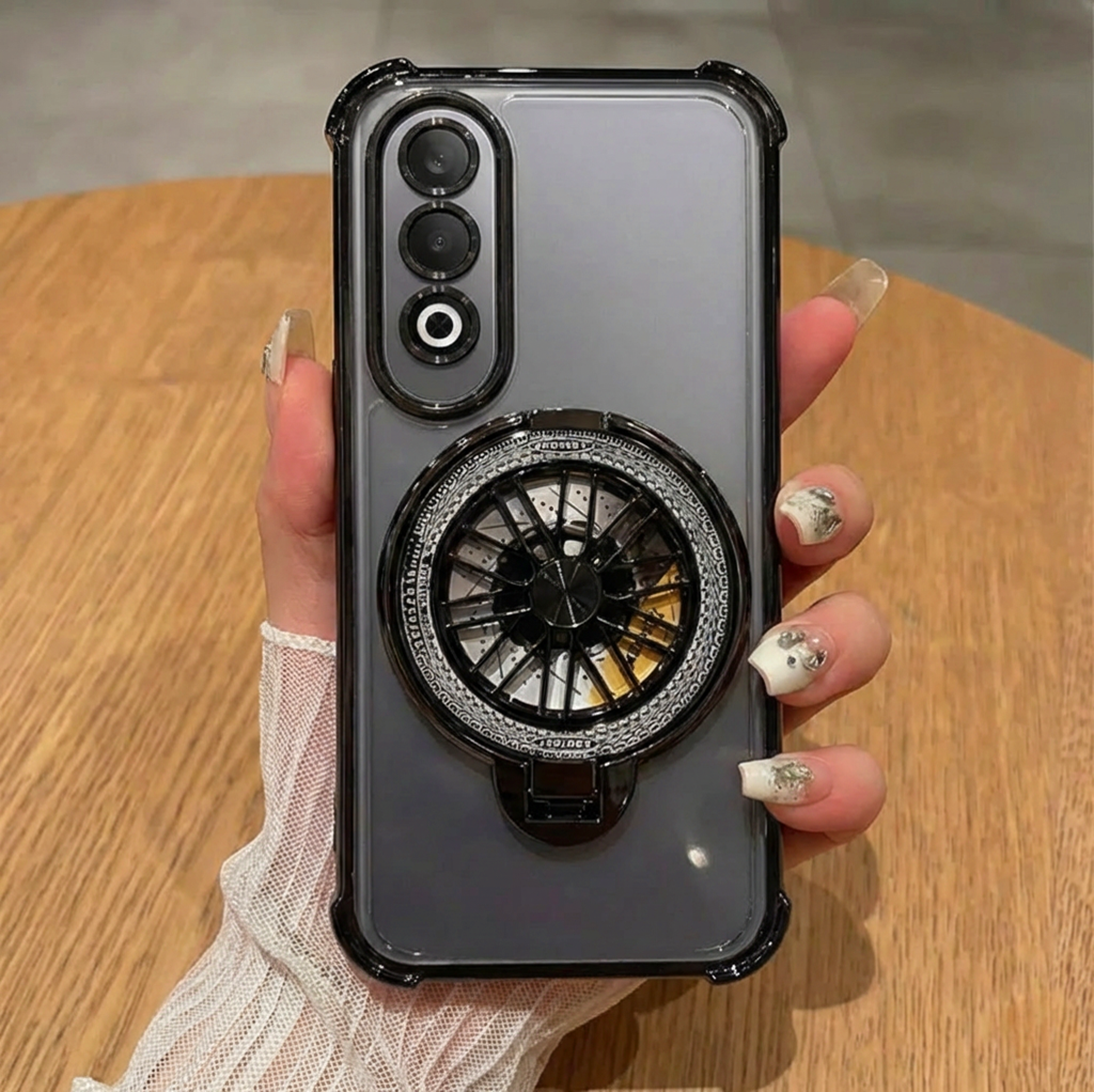 OnePlus Nord CE4 5G Premium Stress Buster Wheel Rotating Shockproof Airbags Case
