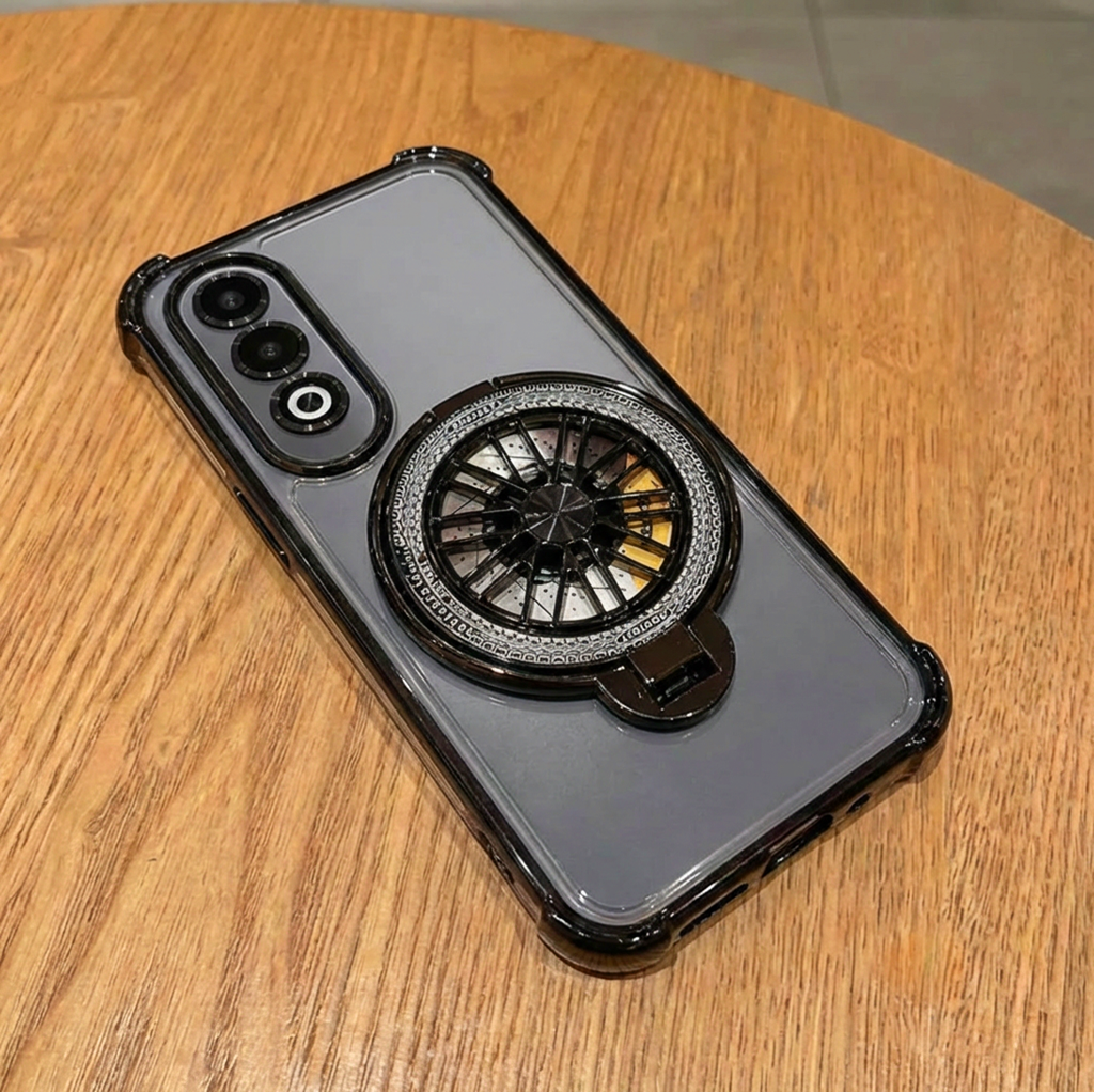 OnePlus Nord CE4 5G Premium Stress Buster Wheel Rotating Shockproof Airbags Case
