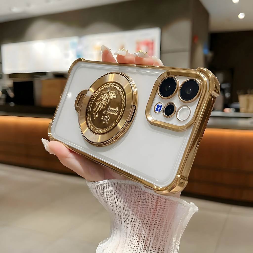 Vivo V70 5G Premium Billion Wheel Rotating Shockproof Airbags Case
