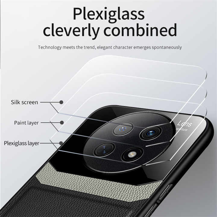 Oppo F29 PRO 5G Premium Leather Lens Protective Case