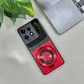 Motorola Edge 50 Pro 5G Original Luxury Leather Lens Magnifier Ring Stand Case