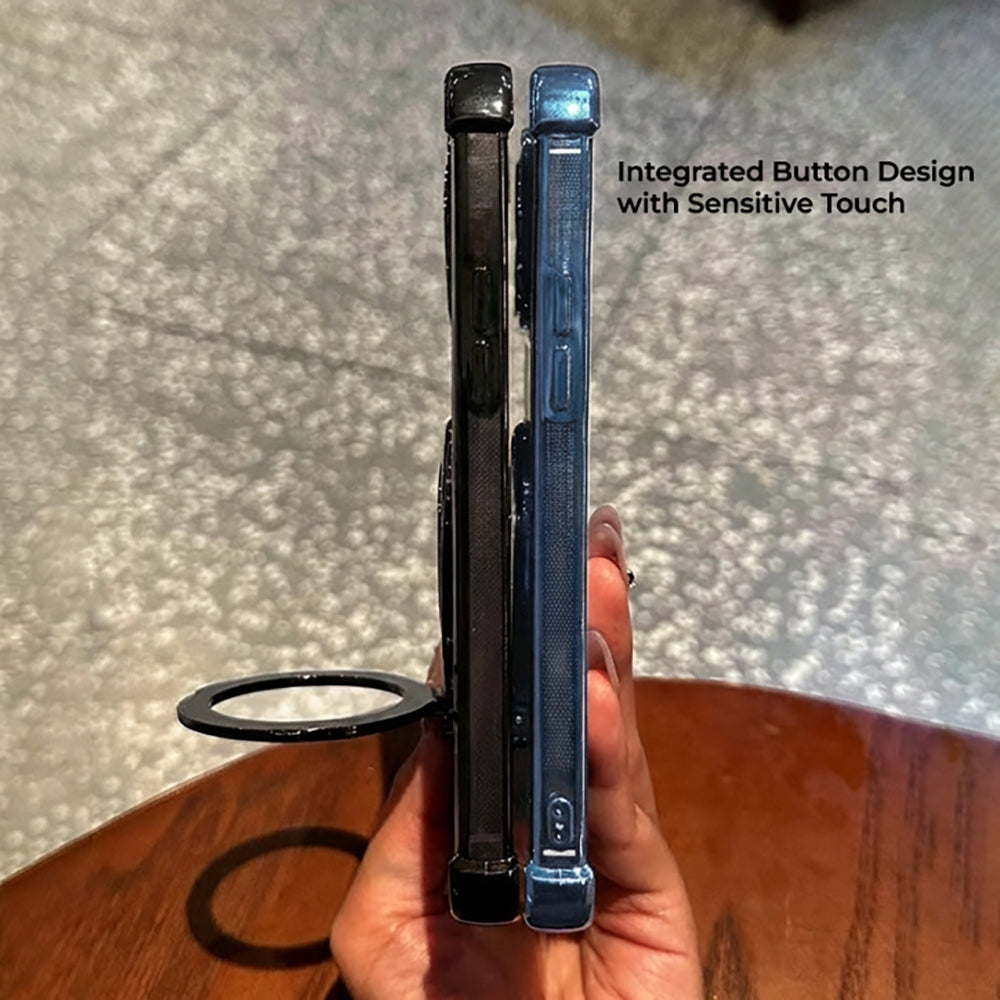 OnePlus Nord 4 5G Luxury Four Corner Invincible Bracket Ring Stand Case