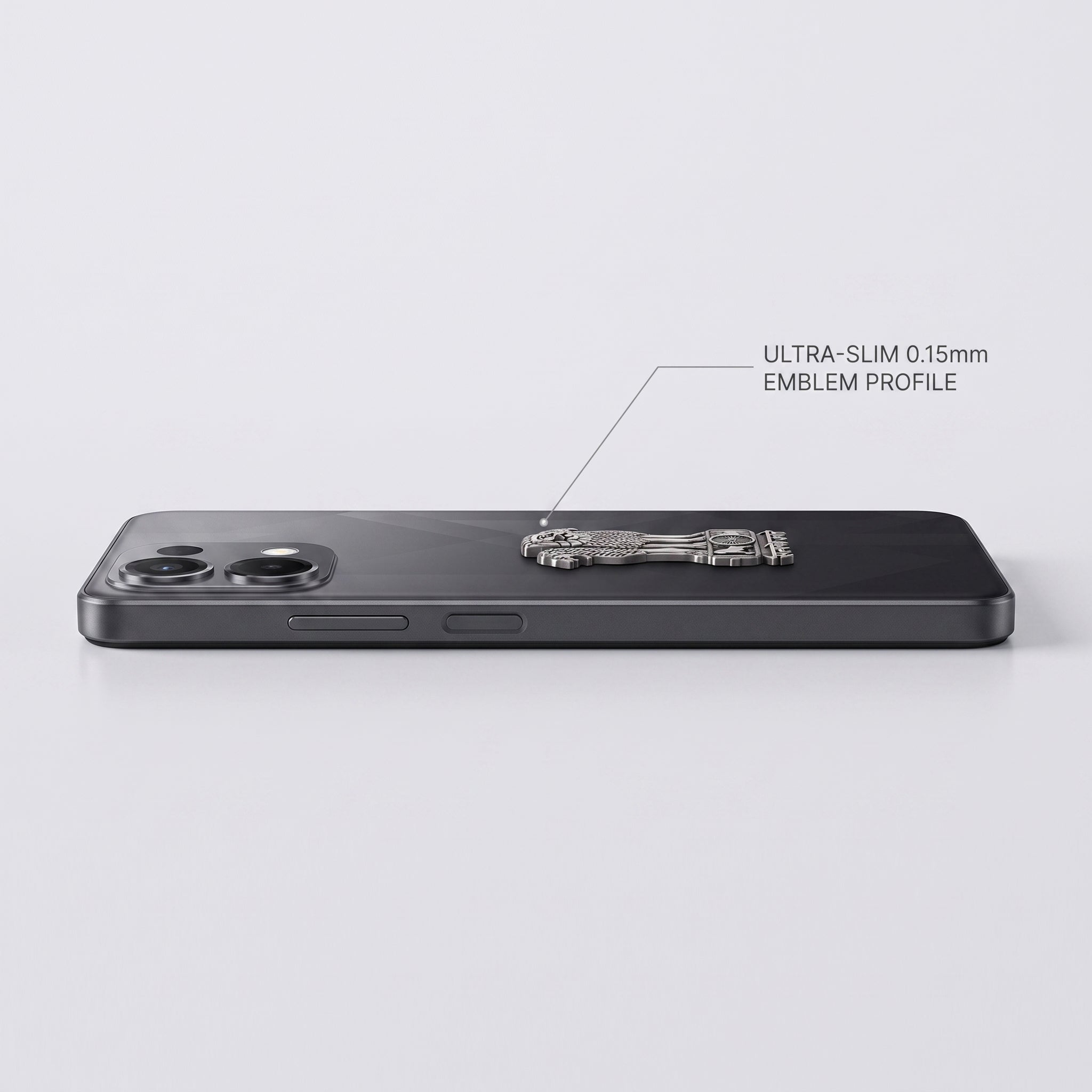 Oppo K13 5G Compatible Satyamev Jayate 3D Metal Emblem Sticker