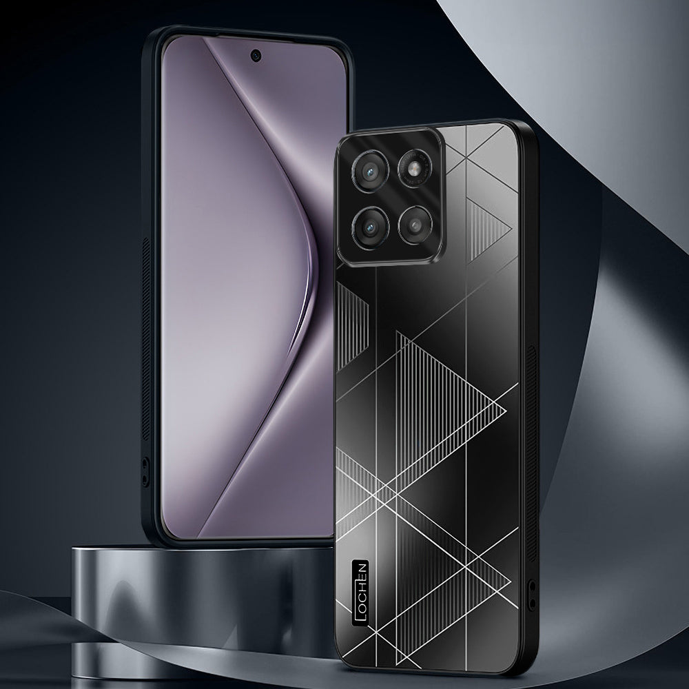 Motorola Edge 60 Fusion 5G Triangle Pattern Matte Back Shockproof Case